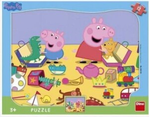 Product detail of Dino puzzle PEPPA PIG SI HRAJE 12 deskové tvary Puzzle