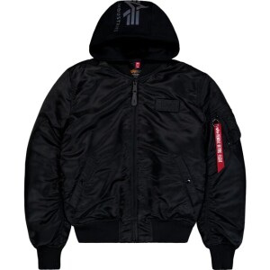 Product detail of Alpha Industries Bunda  MA-1 ZH Back Print černá | rainbow refl. 3XL