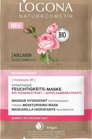 Product detail of Logona Zpevňující hydratační liftingová maska Bio růžový extrakt růže 2 x 4 ml