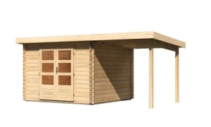 Product detail of Dřevěný domek KARIBU BASTRUP 5 + přístavek 200 cm (73990) natur LG2900