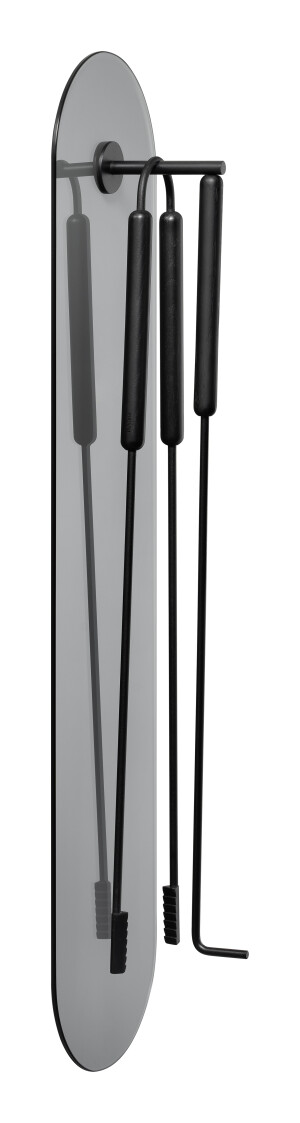 Product detail of BLOMUS Sada nářadí ke krbu 3 ks nástěnná černá