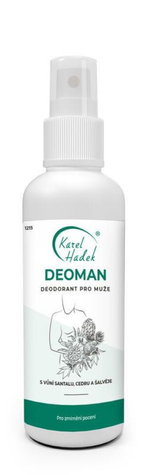 Product detail of Hadek Deodorant DEOMAN pro muže velikost: 100 ml