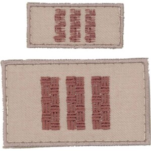 Product detail of Nášivka: Hodnost AČR Praporčík béžová malá