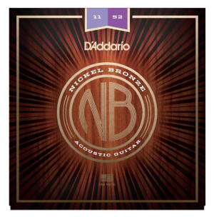 Product detail of D'Addario NB1152 Nickel Bronze Acoustic Custom Light