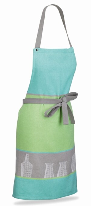 Product detail of KELA Zástěra CARLA 100%bavlna tyrkysová/mentolová KL-12275