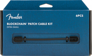 Product detail of Fender Blockchain Patch Cable Kit, Black, Extra Small
