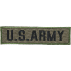 Product detail of Nášivka: US ARMY olivová | černá