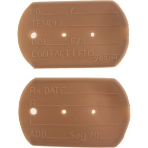 Product detail of ID známka US (Dog Tag) - obal gumový hnědá
