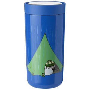 Product detail of Termohrnek TO GO CLICK MOOMIN CAMPING 400 ml, modrá, Stelton