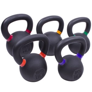 Product detail of Sada powdercoated kettlebellu Sportago Ironside - 8 + 10 + 12 + 16 + 20 kg