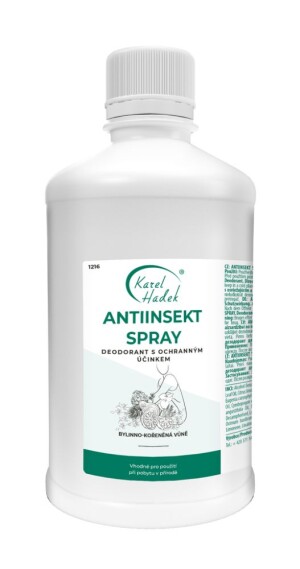 Product detail of Antiinsekt spray Hadek velikost: 500 ml