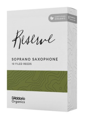 Product detail of D'Addario ODIR1025 Organic Reserve Soprano Saxophone Reeds 2.5 - 10 Pack