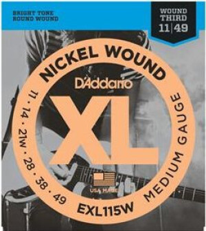 Product detail of D'Addario EXL115W Blues/Jazz Rock - .011 - .049