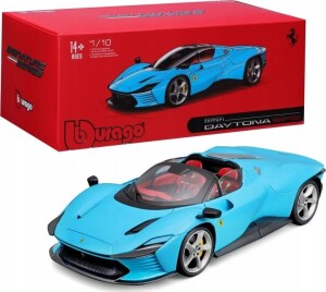 Product detail of Bburago 1:43 Ferrari Signature Series - Ferrari Daytona SP3 - Blue