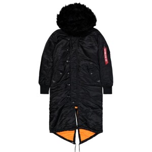 Product detail of Alpha Industries Bunda dámská  Long Fishtail Wmn černá S