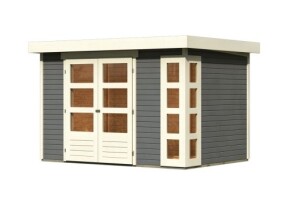 Product detail of Dřevěný domek KARIBU KERKO 4 (82929) šedý LG2965