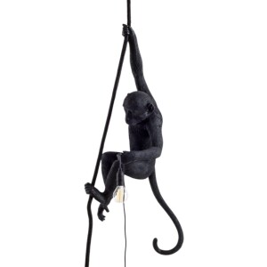 Product detail of Stropní svítidlo MONKEY WITH ROPE 76,5 cm, černá, Seletti