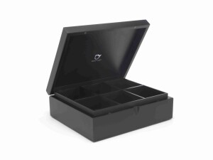 Product detail of Organizér na čajové sáčky, 6 přihrádek, černá, Bredemeijer
