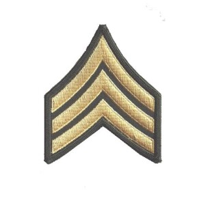 Product detail of Nášivka: Hodnost US ARMY rukávová Sergeant olivová | žlutá