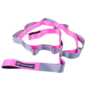 Product detail of Strečinkový popruh Sportago Yoga Stretch - růžová