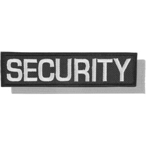 Product detail of Nášivka: SECURITY [malá] černá | bílá
