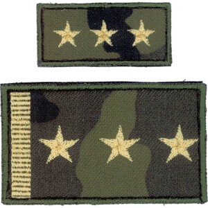 Product detail of Nášivka: Hodnost AČR Plukovník vz. 95 zelený malá