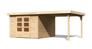 Product detail of Dřevěný domek KARIBU ASKOLA 6 + přístavek 240 cm (73249) natur LG3201