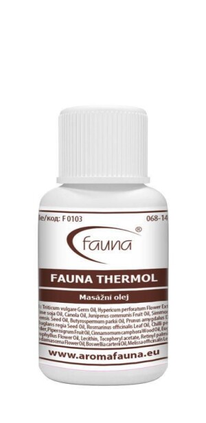Product detail of Aromafauna Prohřívací masážní olej Fauna Thermol velikost: 20 ml