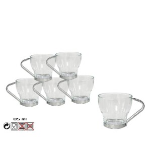 Product detail of BERGNER Hrnek na espresso skleněný 85 ml sada 6 ks 8430540233620