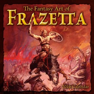 Product detail of FANTASY ART OF FRANK FRAZETTA - 2016 CALENDAR ***sleva 50%!***