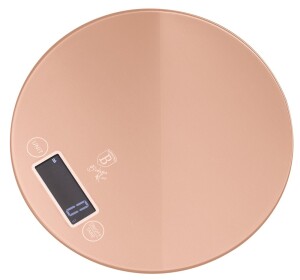 Product detail of BERLINGERHAUS Váha kuchyňská digitální kulatá 5 kg Rosegold Metallic Line BH-9428