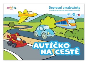 Product detail of Autíčko na cestě omalovánka A5, Kresli.to, W031844