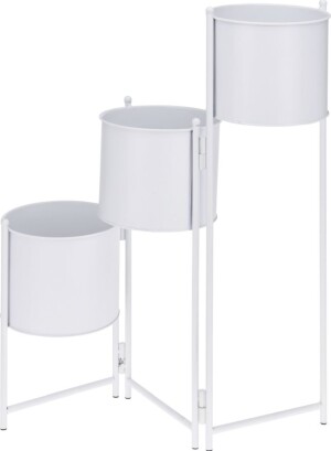 Product detail of PROGARDEN Květináč kovový sada 3 ks bílá KO-AKF100780