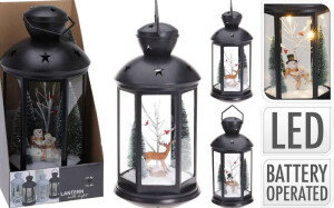 Product detail of PROGARDEN Lucerna vánoční s LED osvětlením 43 cm SNĚHULÁK KO-ANX000200sneh