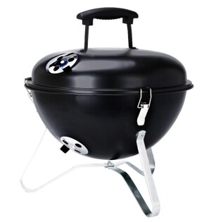 Product detail of PROGARDEN Přenosný gril na dřevěné uhlí s víkem 37 cm černá KO-C83000390