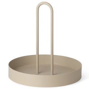 Product detail of Servírovací podnos GRIB 28 cm, kašmírová, železo, ferm LIVING