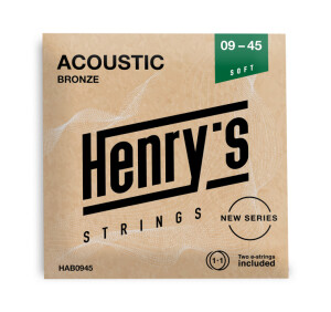 Product detail of Henry`s HAB0945 Acoustic Bronze - 009“ - 045“