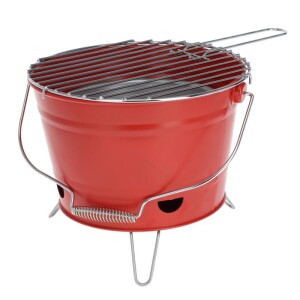 Product detail of PROGARDEN Gril na dřevěné uhlí přenosný 27 cm červený KO-Y64950470