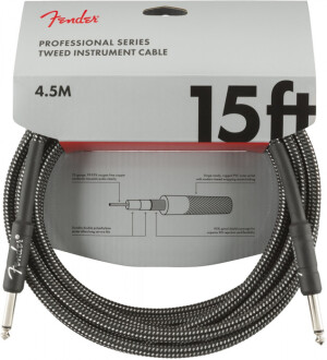 Product detail of Fender Professional Series 15 Instrument Cable Gray Tweed
