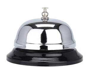Product detail of HOMESTYLING Zvonek recepční hotelový stříbrný 8,5 x 6 cm KO-C37008410