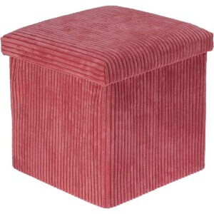 Product detail of HOMESTYLING Taburet s úložným prostorem 38 x 38 x 38 cm růžová KO-170490550ruzo