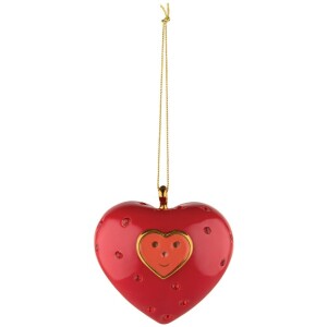 Product detail of Vánoční ozdoba na stromeček CUORE E CUORA Alessi červená