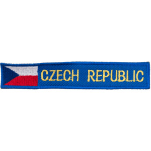 Product detail of Nášivka: CZECH REPUBLIC - s vlajkou modrá | žlutá