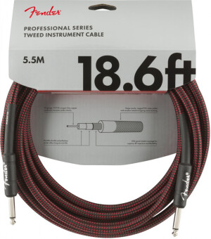 Product detail of Fender Professional Series 18,6 Instrument Cable Red Tweed