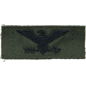 Product detail of Nášivka: Hodnost US ARMY límcová Colonel - levá olivová | černá