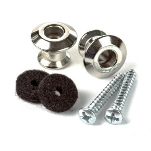 Product detail of Dunlop 2PSLS031N - STRAPLOK DUAL DESIGN STRAP BUTTON SET - NICKEL