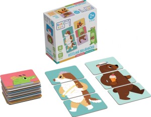 Product detail of KukiKuk - Véééliká skládačka Veselá zvířátka