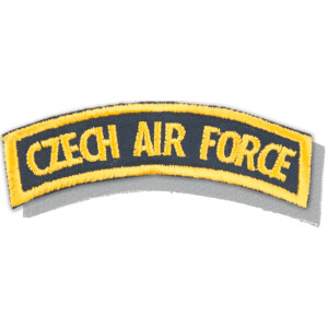 Product detail of Nášivka: CZECH AIR FORCE [oblouková] [ssz] černá | žlutá