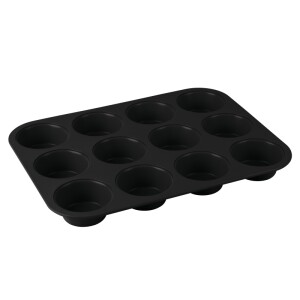 Product detail of BERLINGERHAUS Forma na muffiny 12 ks Matte Black Collection BH-7950