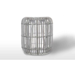 Product detail of Vimine Natural Wicker® Zahradní stolek  / puf cannes přírodní ratan 35 cm praná bílá